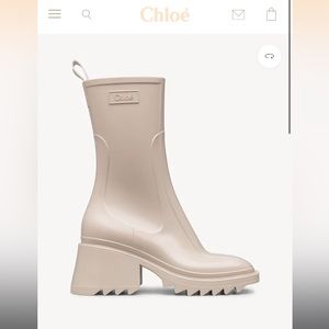CHLOÉ Betty Rain Boot